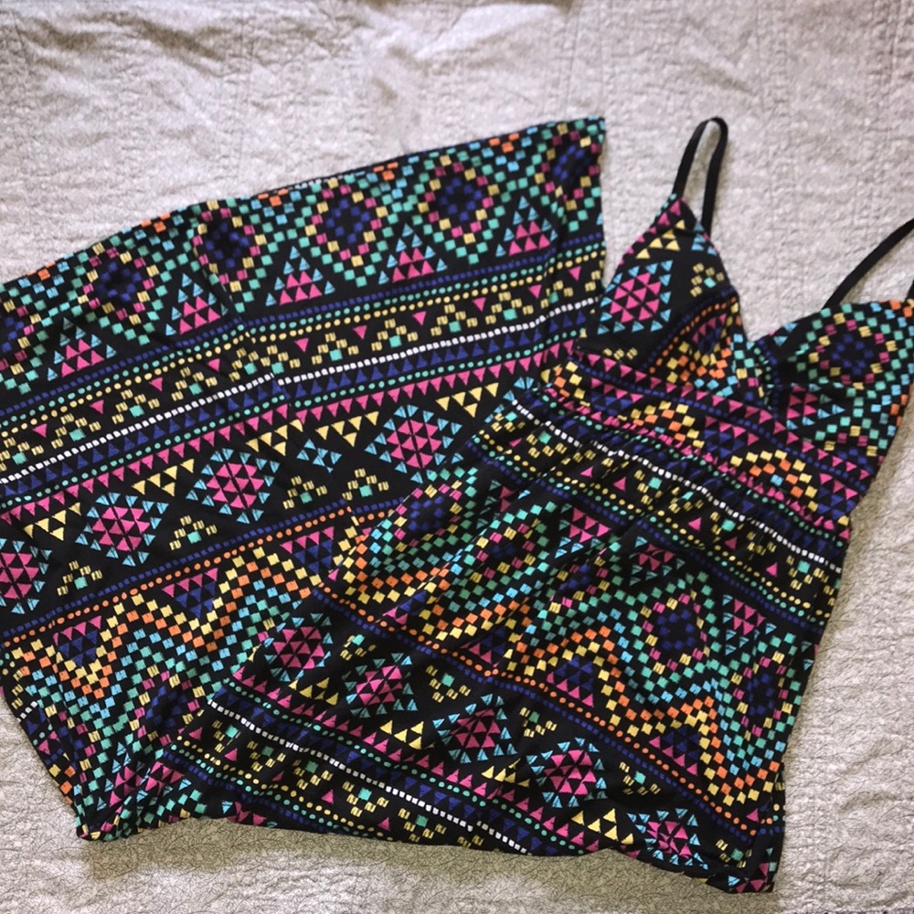 Aztec Print Maxi Dress